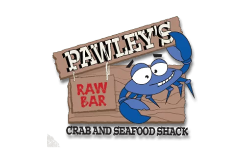 Pawley's Raw Bar logo.