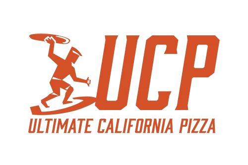 Ultimate California Pizza logo.