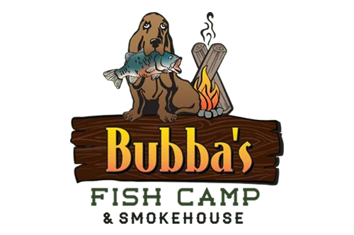 Bubba's Fish Camp logo.